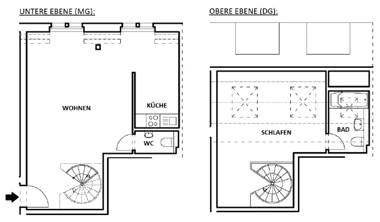 2 room apartment with 59 m² in Dresden – Photo 2
