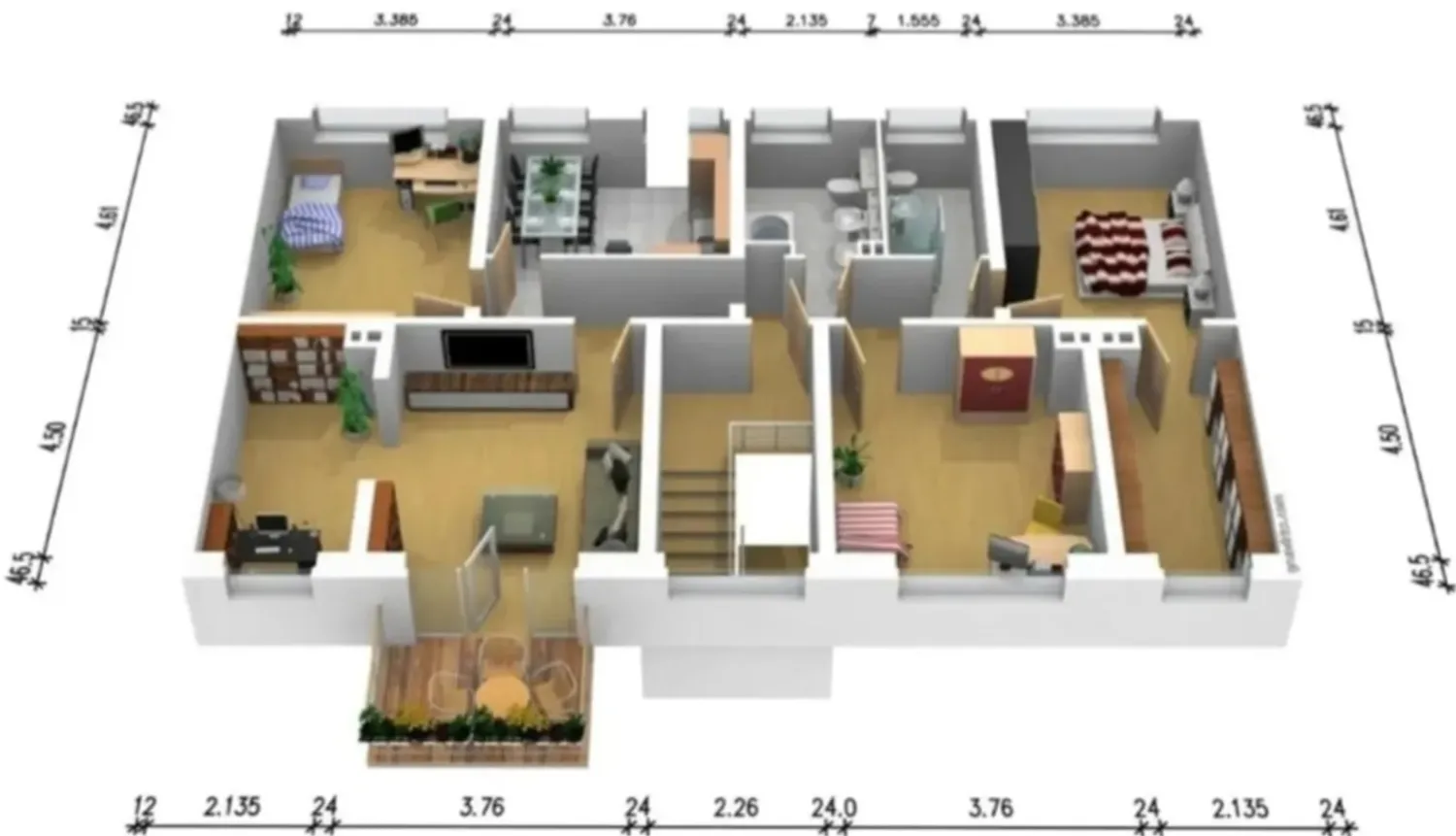5 room apartment with 120 m² in Chemnitz – Photo 2