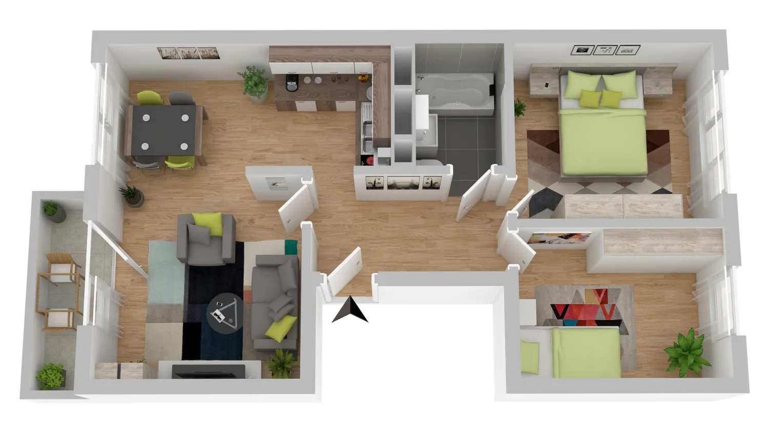 3 Zimmer Wohnung mit 56 m² in Halle (Saale) – Bild 11
