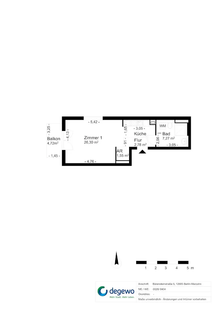 1 Zimmer Wohnung mit 40 m² in Berlin – Bild 10