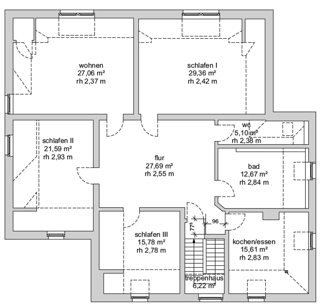 5 Zimmer Wohnung mit 157 m² in Oberhausen – Bild 5