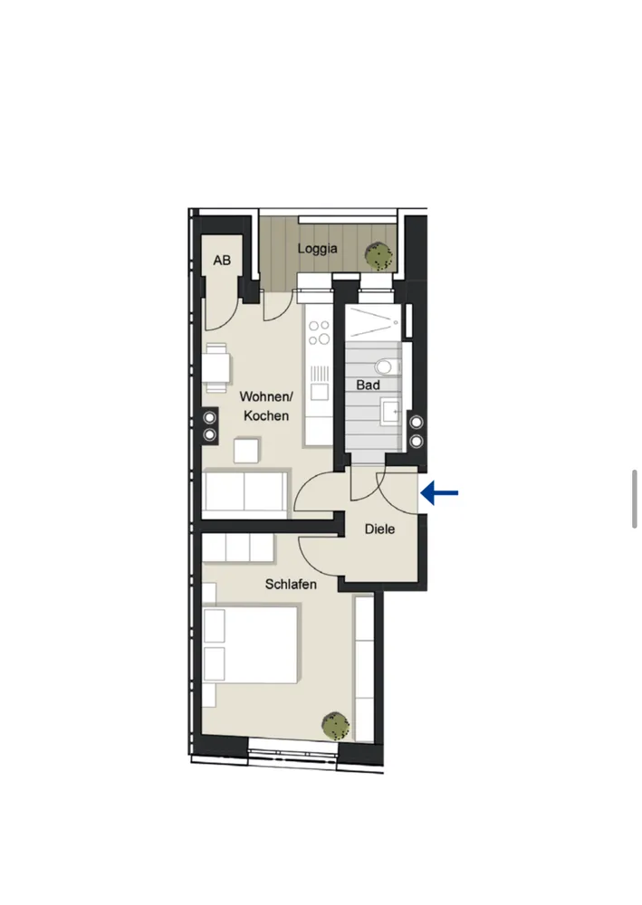 2 Zimmer Wohnung mit 38 m² in Köln – Bild 4
