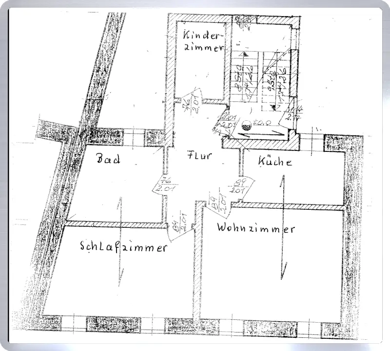 3 Zimmer Wohnung mit 70 m² in Mittweida – Bild 5