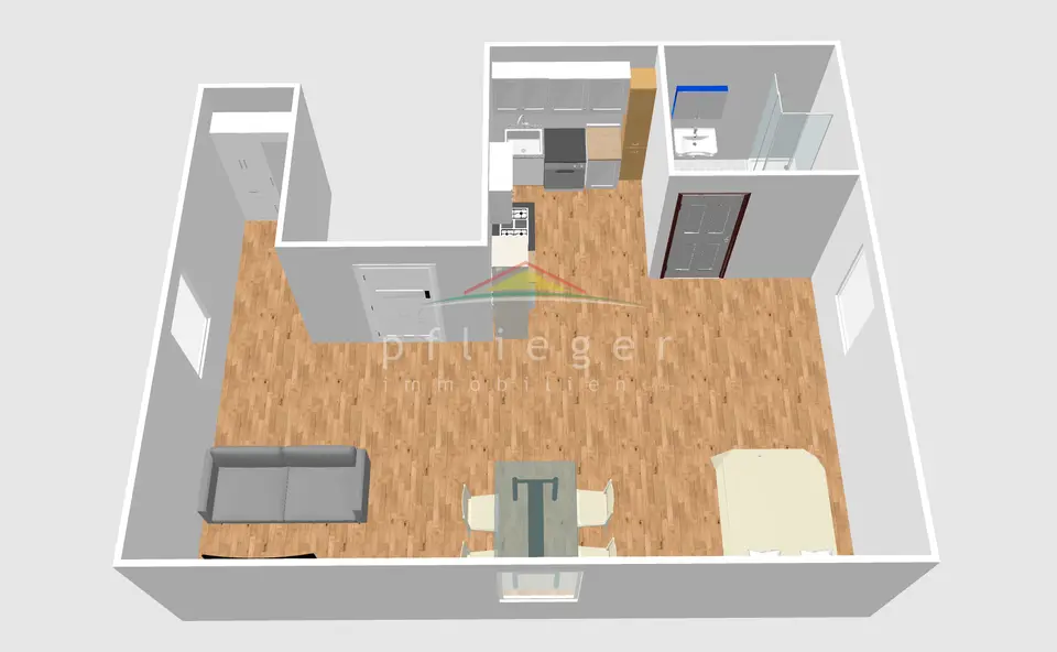 2 Zimmer Wohnung mit 35 m² in Deggendorf – Bild 9