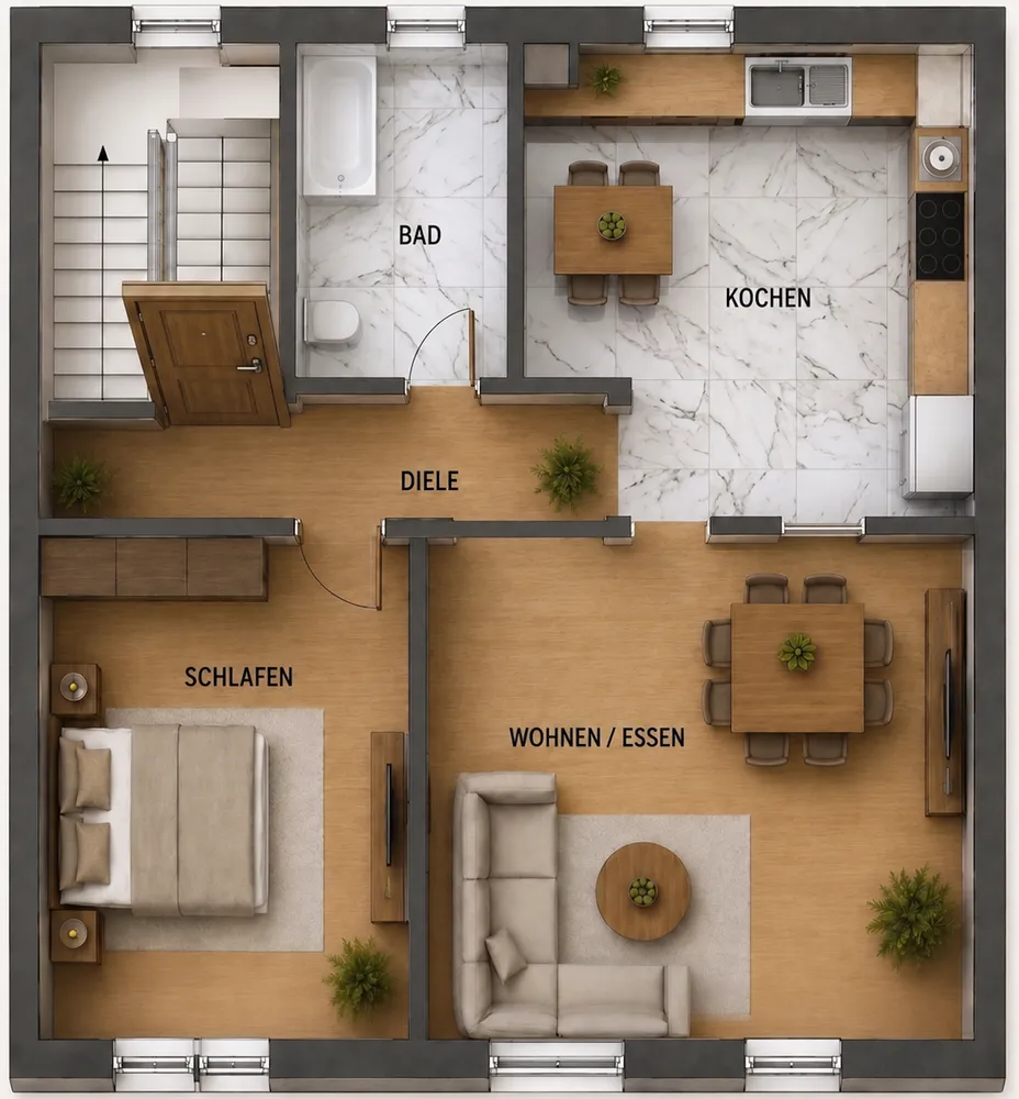 2 Zimmer Wohnung mit 55 m² in Mönchengladbach – Bild 10
