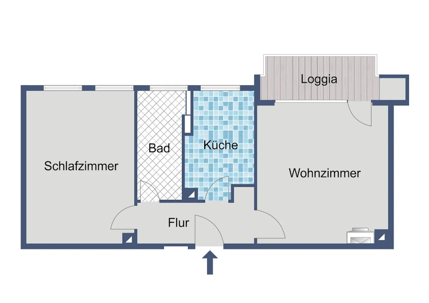 2 Zimmer Wohnung mit 52 m² in Wiesbaden – Bild 4