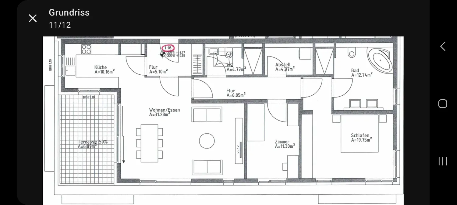3 Zimmer Wohnung mit 113 m² in Karlsruhe – Bild 9