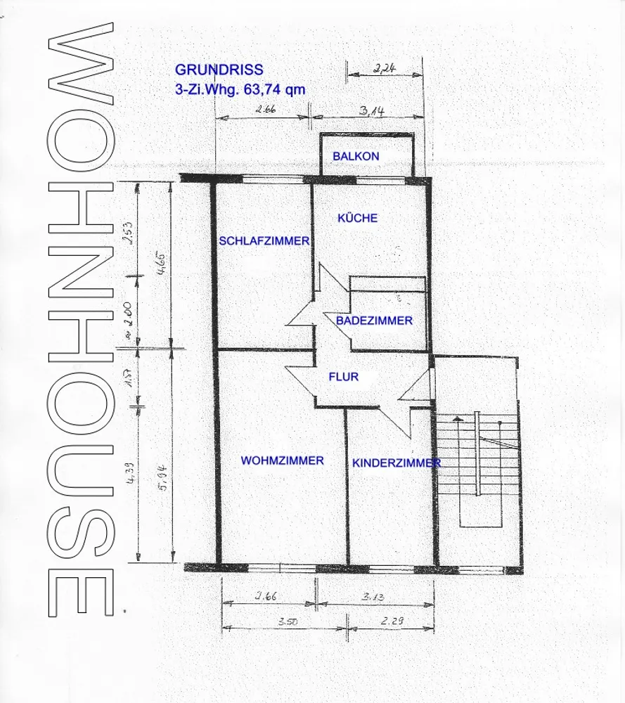 3 Zimmer Wohnung mit 64 m² in Leipzig – Bild 4