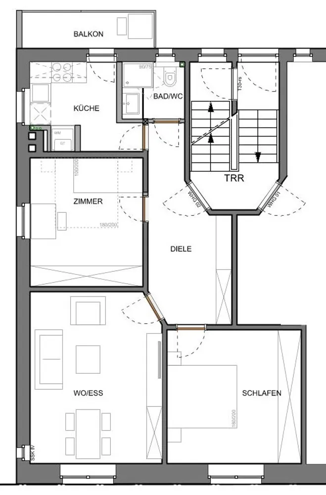 3 Zimmer Wohnung mit 70 m² in Stuttgart – Bild 7