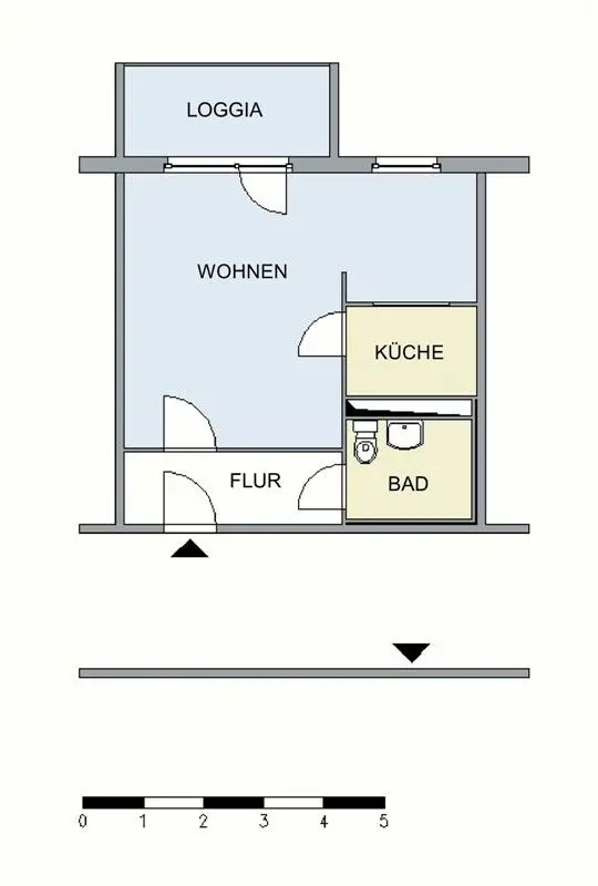 Studio with 35 m² in Neubrandenburg – Photo 3