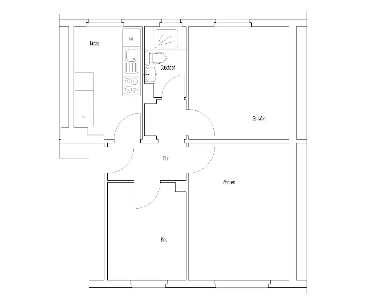 3 room apartment with 52 m² in Brunswick – Photo 2