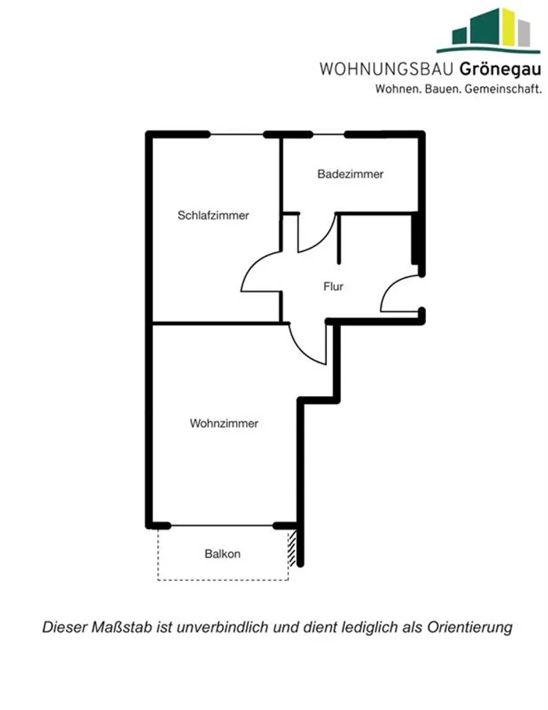 2 Zimmer Wohnung mit 62 m² in Melle – Bild 9