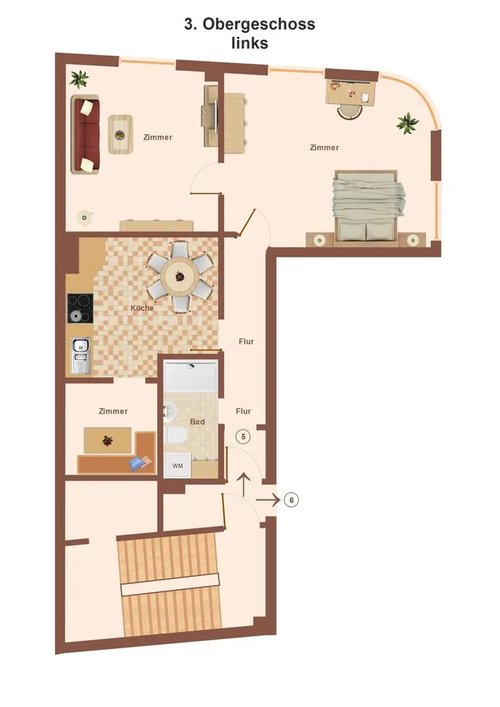 2 Zimmer Wohnung mit 80 m² in Wuppertal – Bild 8
