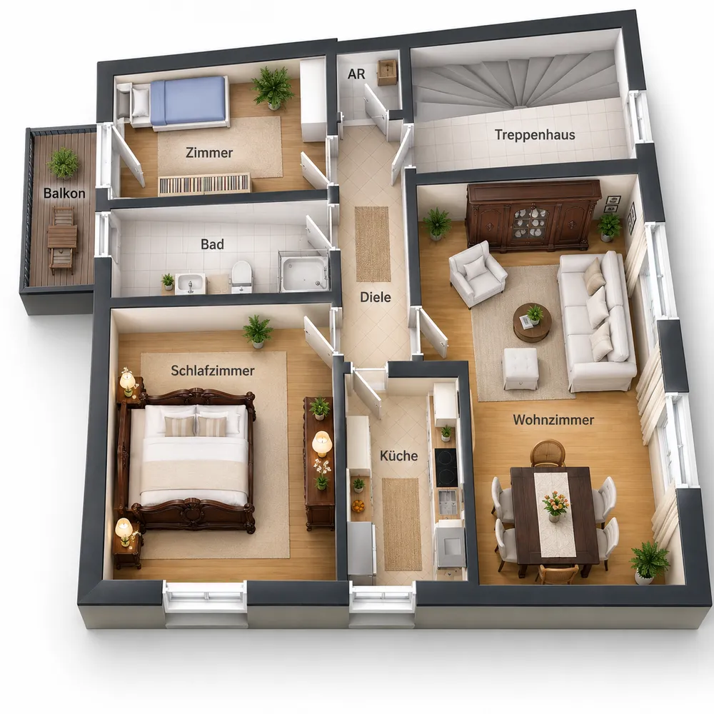 3 room apartment with 80 m² in Cologne – Photo 7