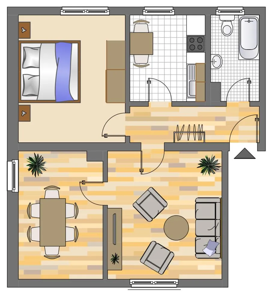 3 Zimmer Wohnung mit 55 m² in Menden (Sauerland) – Bild 7