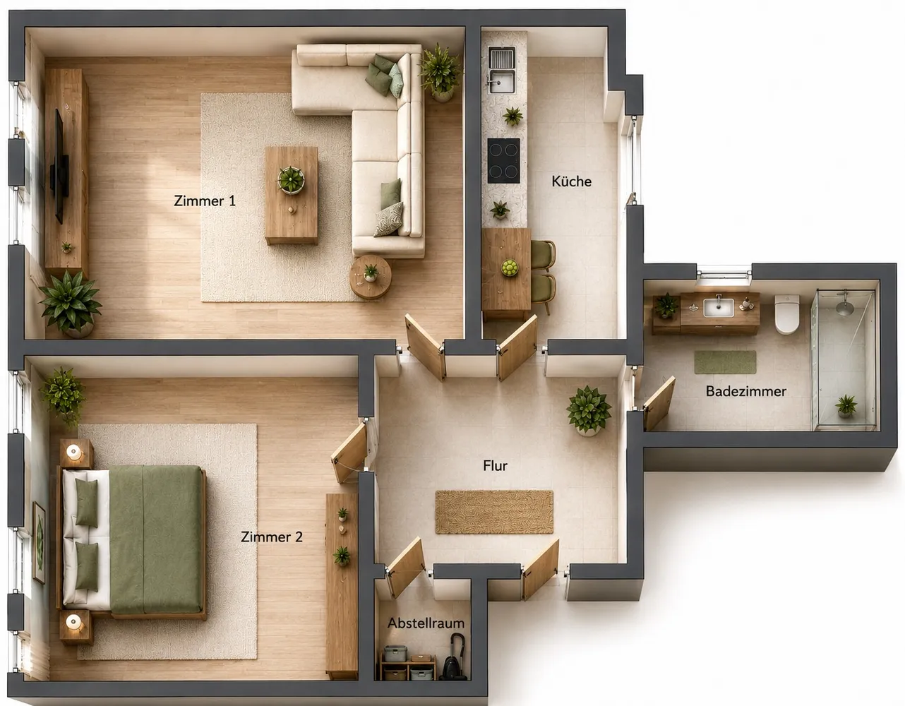 2 Zimmer Wohnung mit 62 m² in Aachen – Bild 6