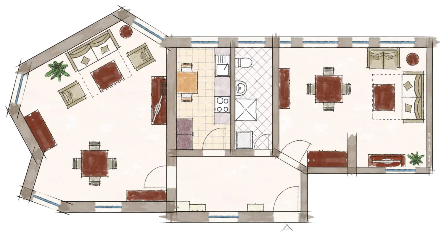2 room apartment with 69 m² in Magdeburg – Photo 6