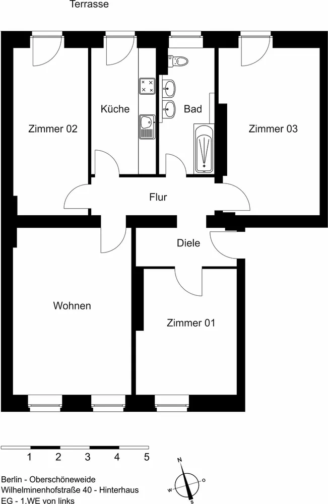 4 Zimmer Wohnung mit 98 m² in Berlin – Bild 3