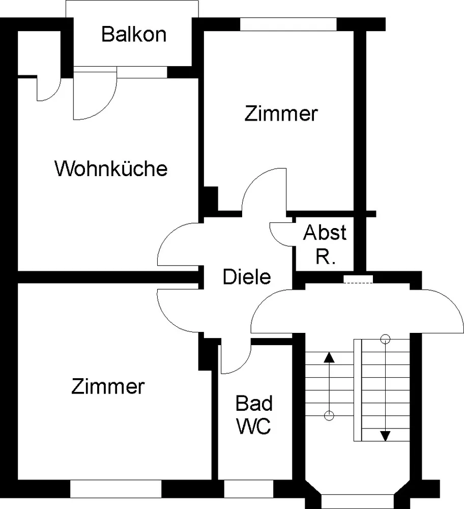 2 Zimmer Wohnung mit 54 m² in Duisburg – Bild 3