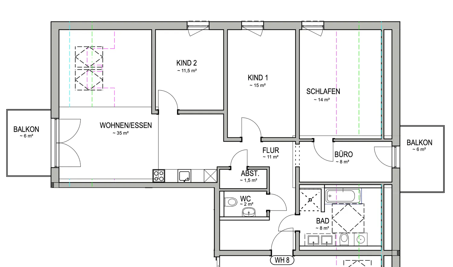 5 Zimmer Wohnung mit 2681 m² in Germering – Bild 1