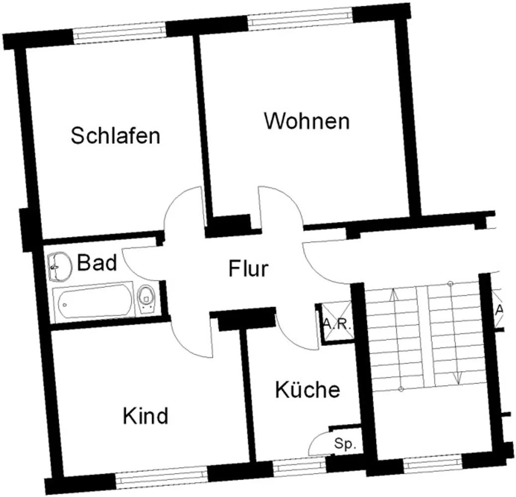 3 Zimmer Wohnung mit 59 m² in Lübeck – Bild 9