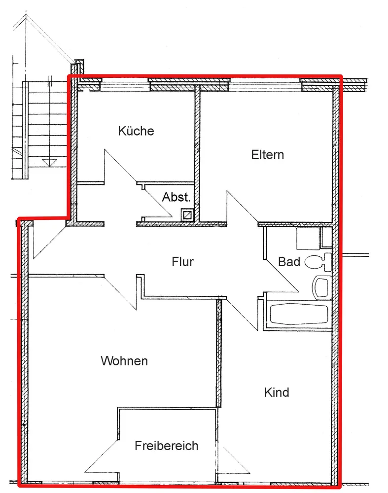 3 Zimmer Wohnung mit 77 m² in Hamburg – Bild 5