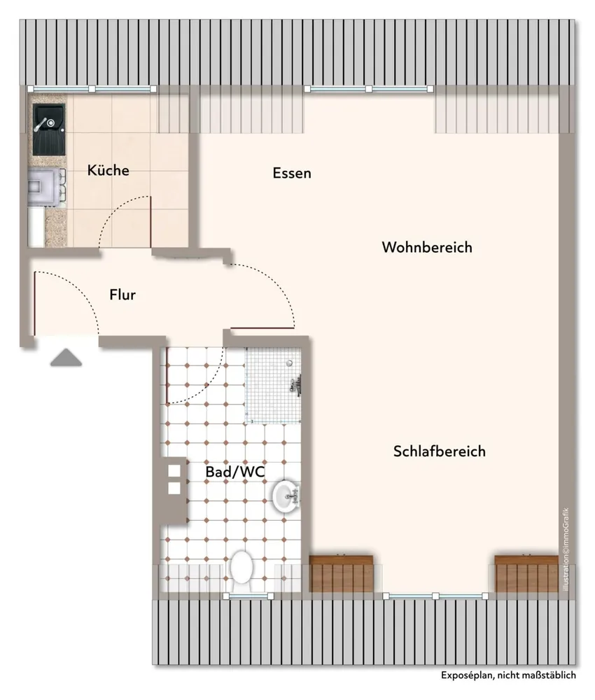 1 Zimmer Wohnung mit 43 m² in Nürnberg – Bild 6