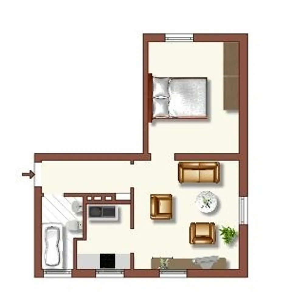 2 Zimmer Wohnung mit 40 m² in Duisburg – Bild 2