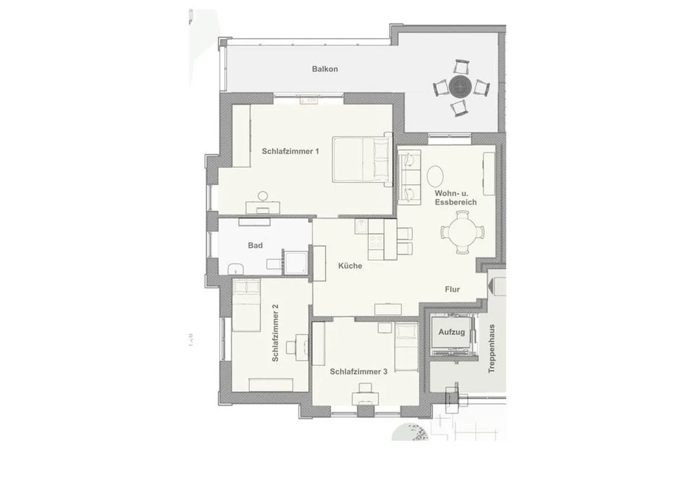 4 Zimmer Wohnung mit 100 m² in Potsdam – Bild 3
