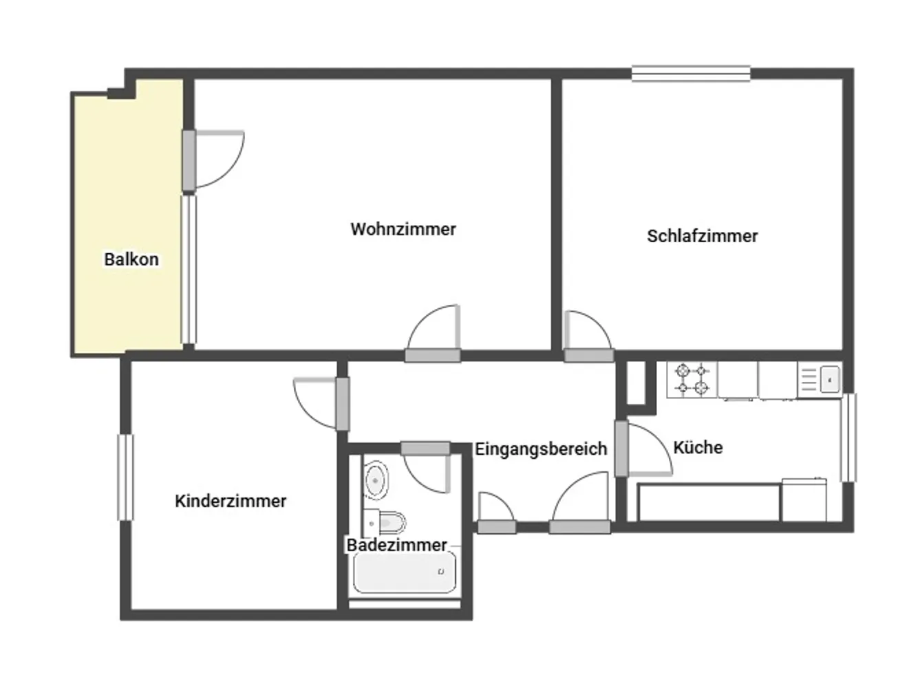 3 Zimmer Wohnung mit 70 m² in Dortmund – Bild 2