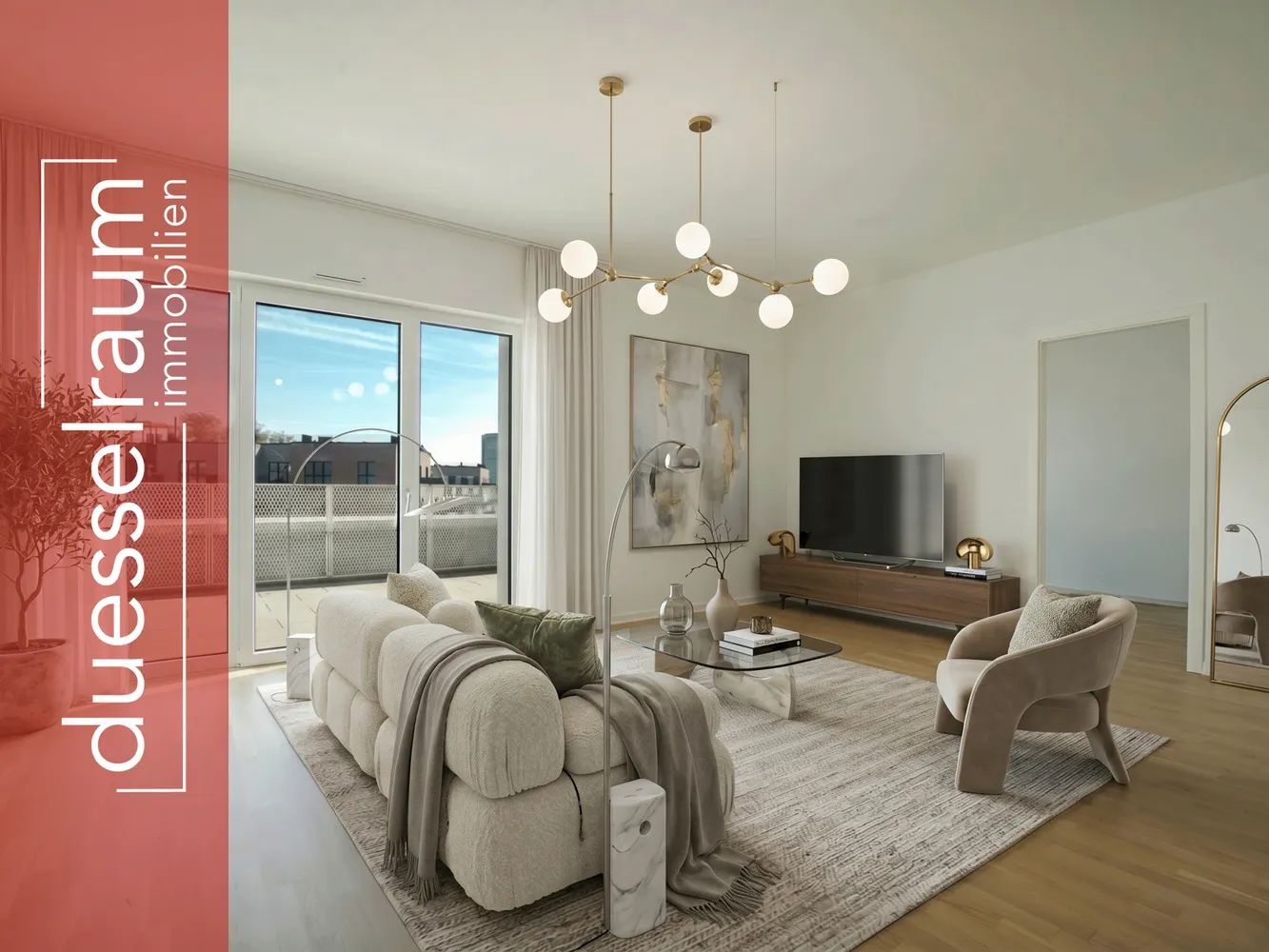 3 Zimmer Wohnung mit 107 m² in Düsseldorf – Bild 1