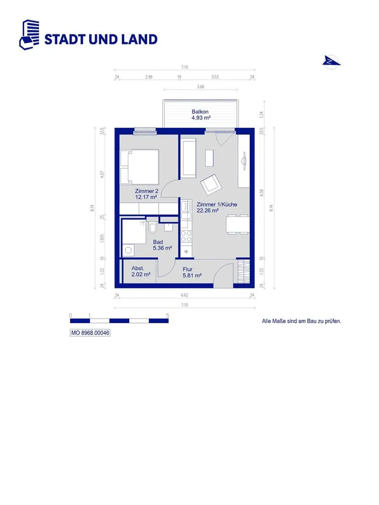 2 Zimmer Wohnung mit 51 m² in Berlin – Bild 10