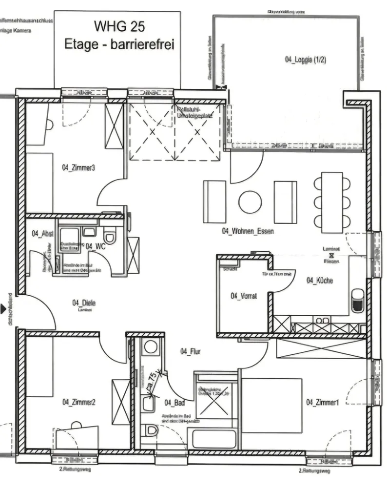 4 Zimmer Wohnung mit 127 m² in Mannheim – Bild 1