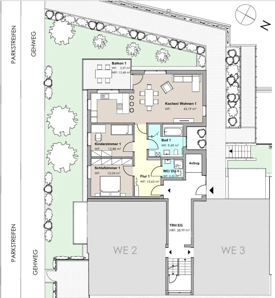 3 Zimmer Wohnung mit 101 m² in Hagen – Bild 3