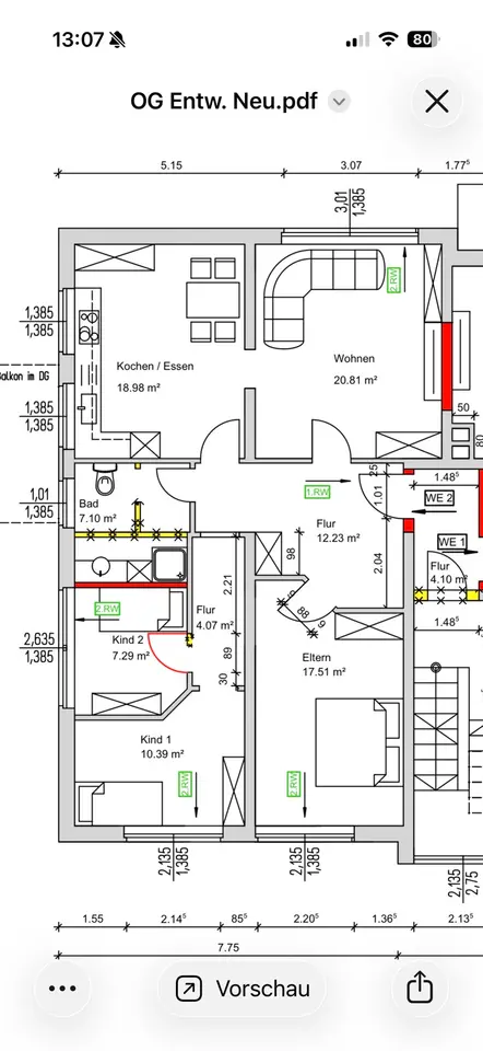 5 Zimmer Wohnung mit 155 m² in Bielefeld – Bild 5