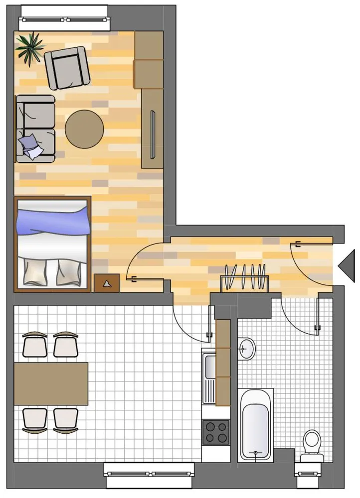 1 Zimmer Wohnung mit 40 m² in Dortmund – Bild 4