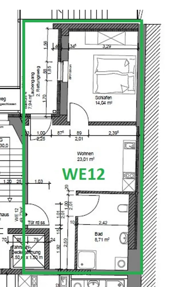 2 Zimmer Wohnung mit 50 m² in Halle (Saale) – Bild 8