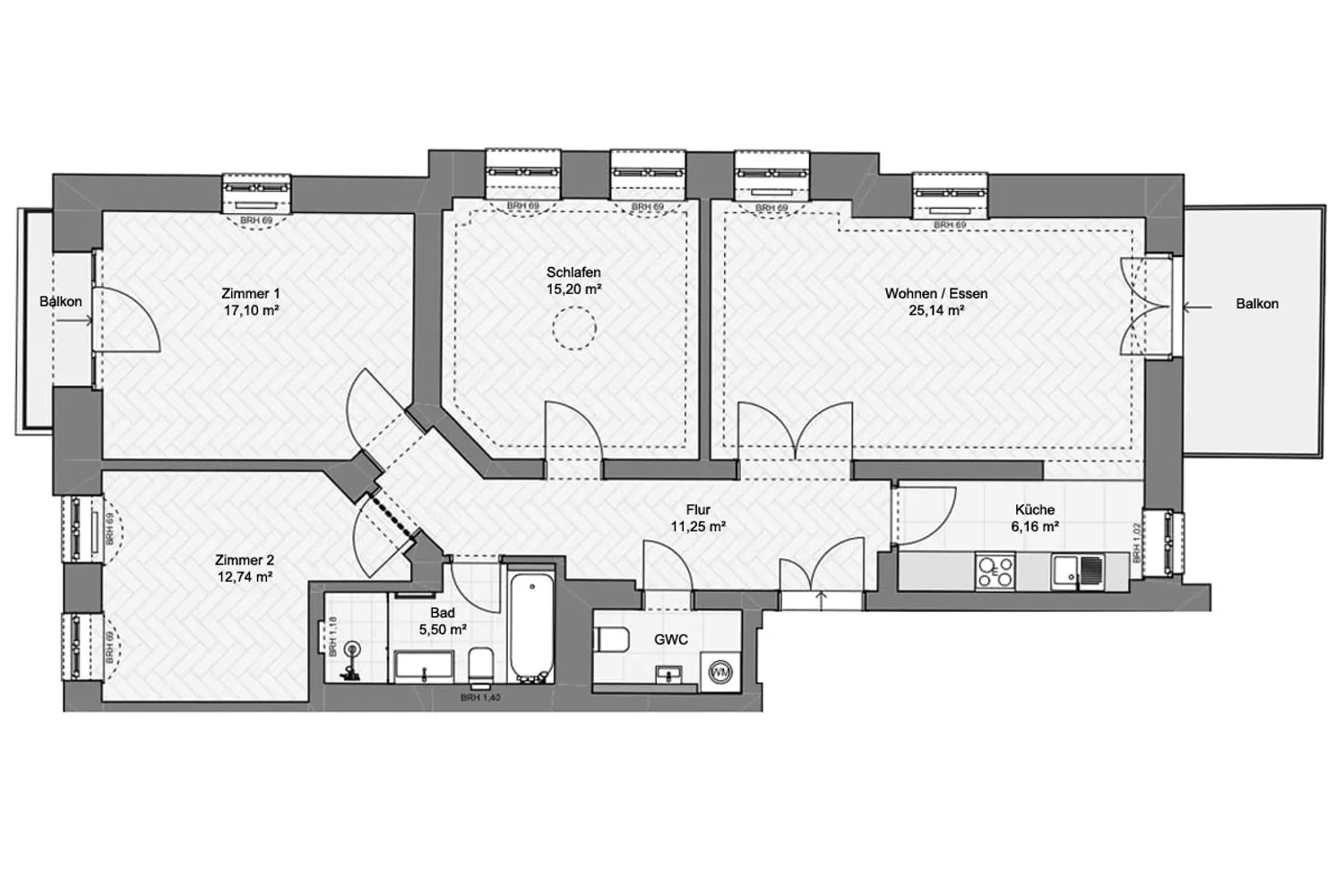 4 Zimmer Wohnung mit 100 m² in Dresden – Bild 5