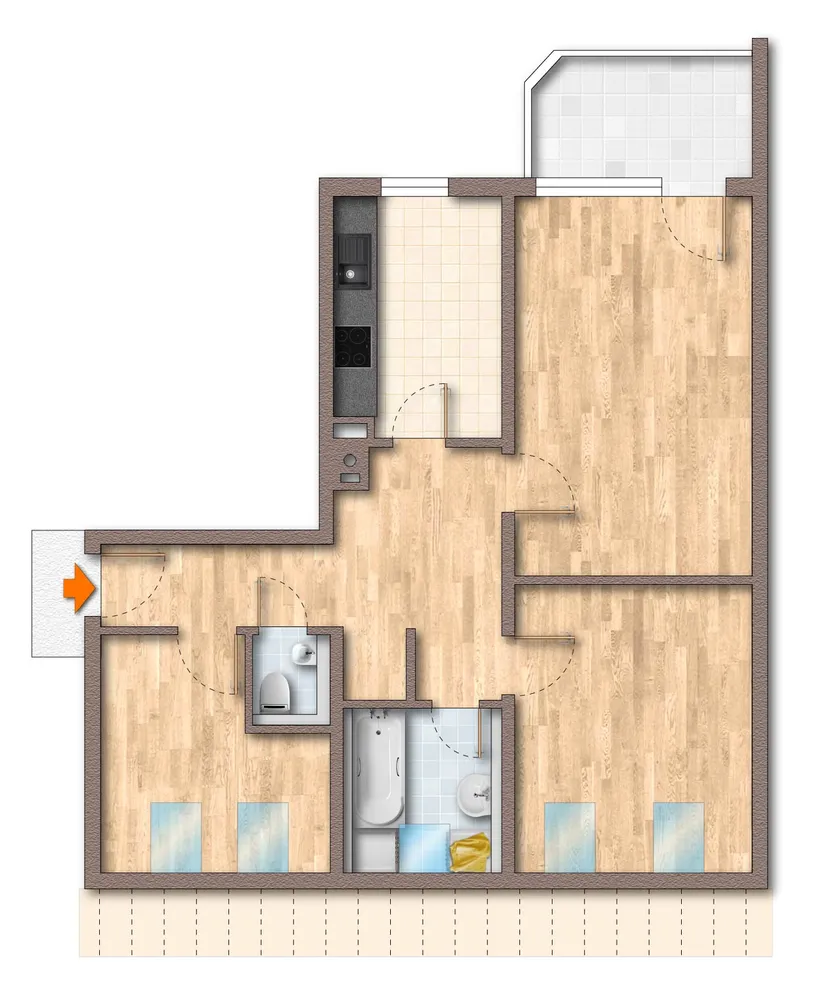 3 Zimmer Wohnung mit 79 m² in Sonneberg – Bild 5