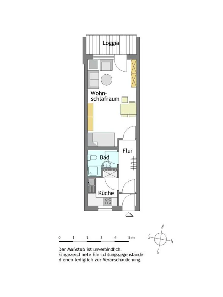1 room apartment with 38 m² in Mülheim an der Ruhr – Photo 5