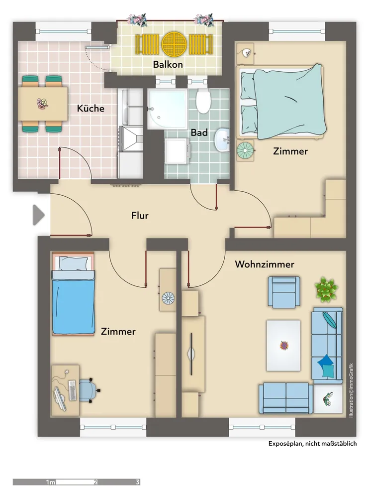 3 Zimmer Wohnung mit 65 m² in Bremerhaven – Bild 10