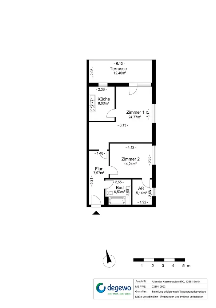 2 Zimmer Wohnung mit 69 m² in Berlin – Bild 8