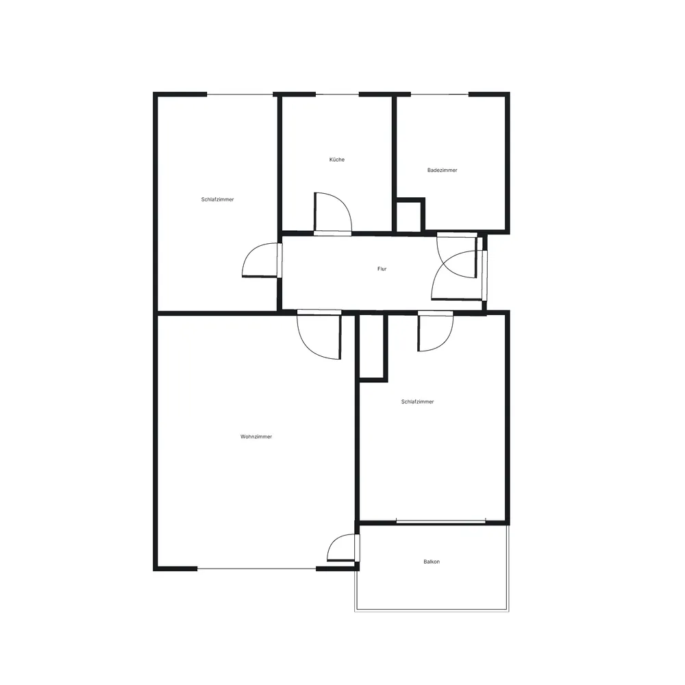 3 Zimmer Wohnung mit 62 m² in Braunschweig – Bild 3