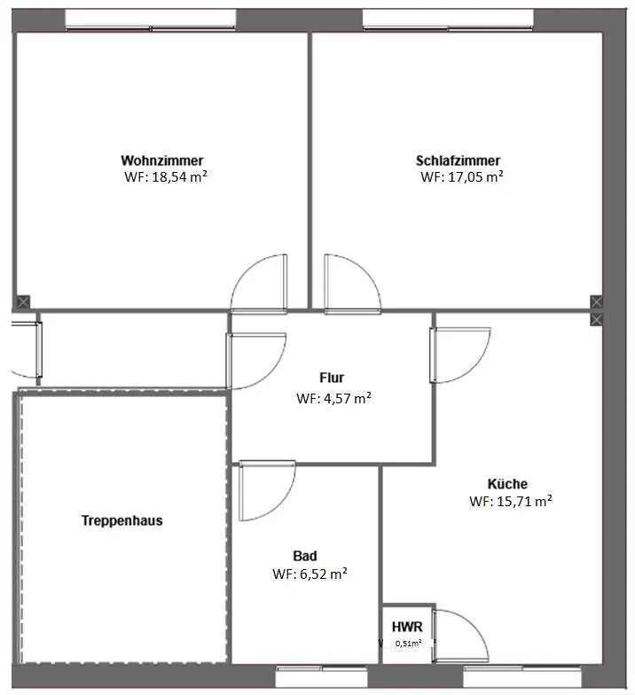 3 Zimmer Wohnung mit 63 m² in Gelsenkirchen – Bild 7