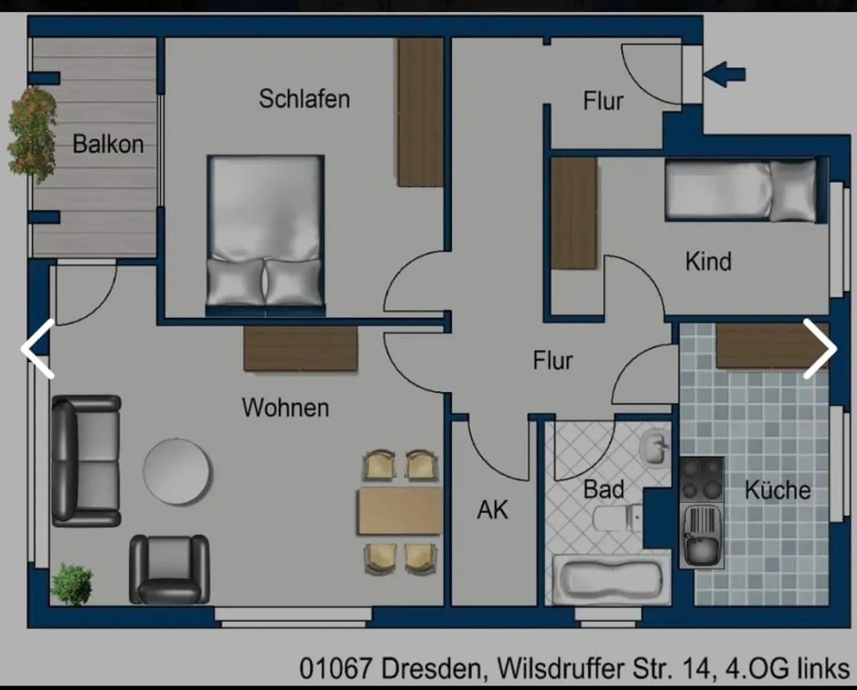 3 Zimmer Wohnung mit 72 m² in Dresden – Bild 5