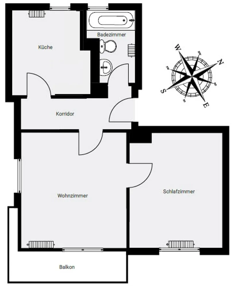 2 Zimmer Wohnung mit 47 m² in Nürnberg – Bild 11