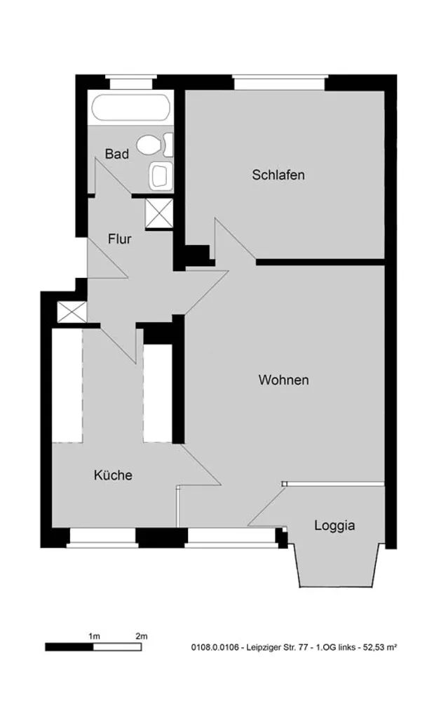 2 Zimmer Wohnung mit 53 m² in Hannover – Bild 3