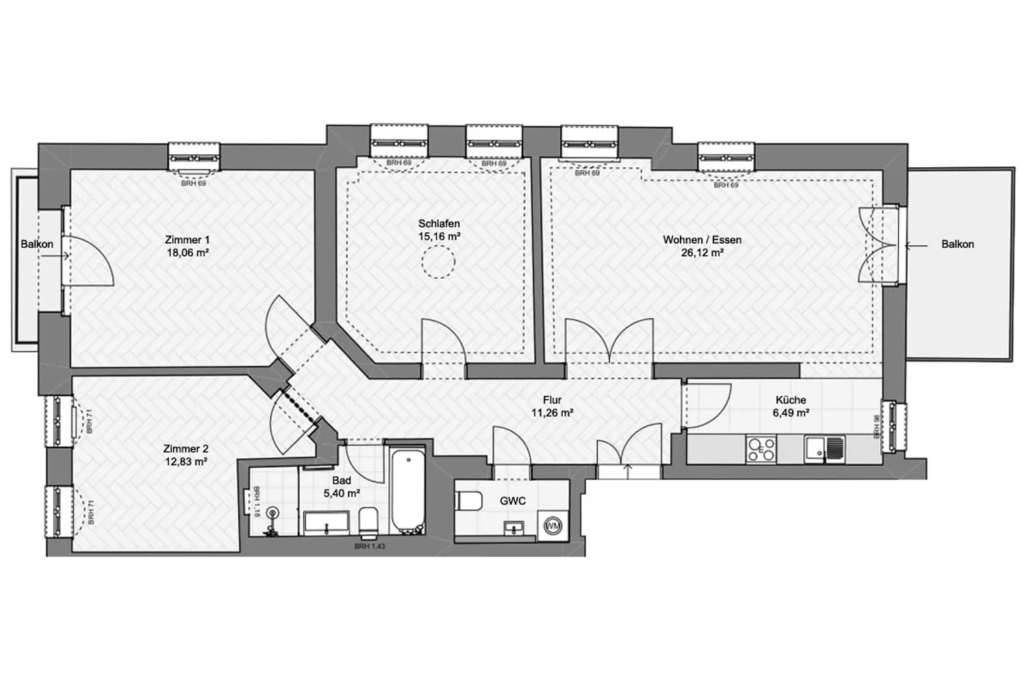 4 Zimmer Wohnung mit 103 m² in Dresden – Bild 5