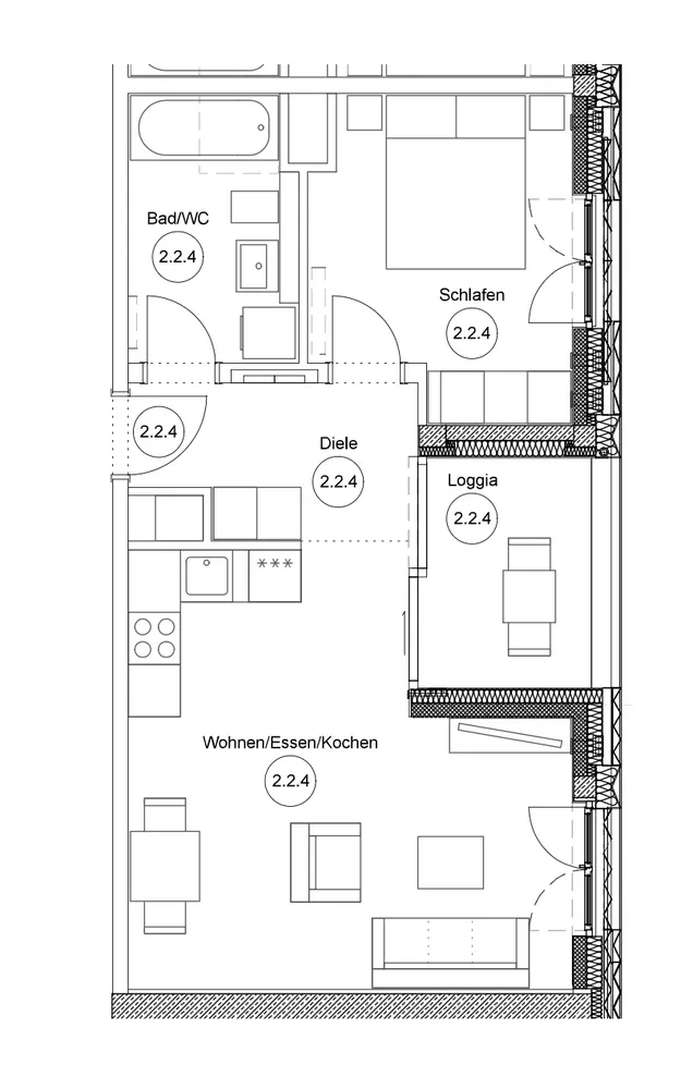 2 Zimmer Wohnung mit 47 m² in München – Bild 11