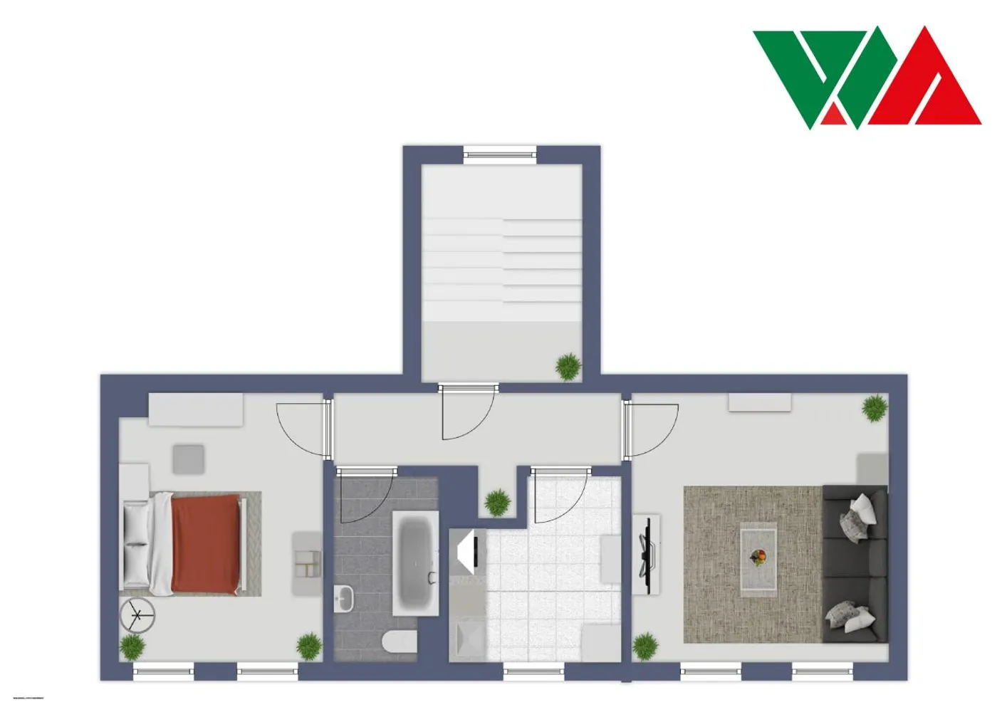 2 Zimmer Wohnung mit 55 m² in Magdeburg – Bild 12
